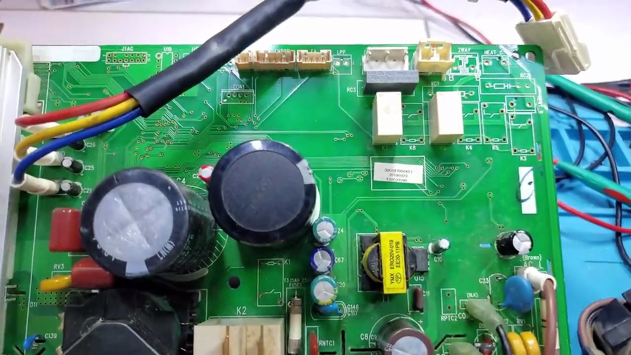 Gree DC inverter AC E6 error code AC PCB #569 #Greedcinverter #ACPCBKit #E6error