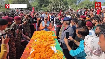 चरखी दादरी के शहीद बलजीत चौहान को अंतिम विदाई, सांसद-विधायक समेत हजारों लोगों ने दी श्रद्धांजलि