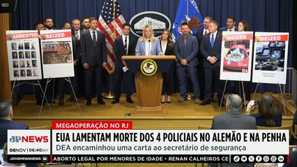 EUA lamentam morte de quatro policiais na megaoperação do RJ