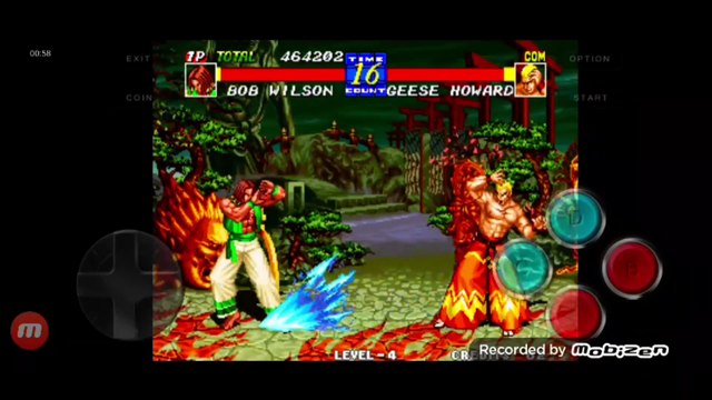 Fatal Fury 3 Bob Wilson vs Geese Howard fala de vitória do Bob Wilson em português parte 1