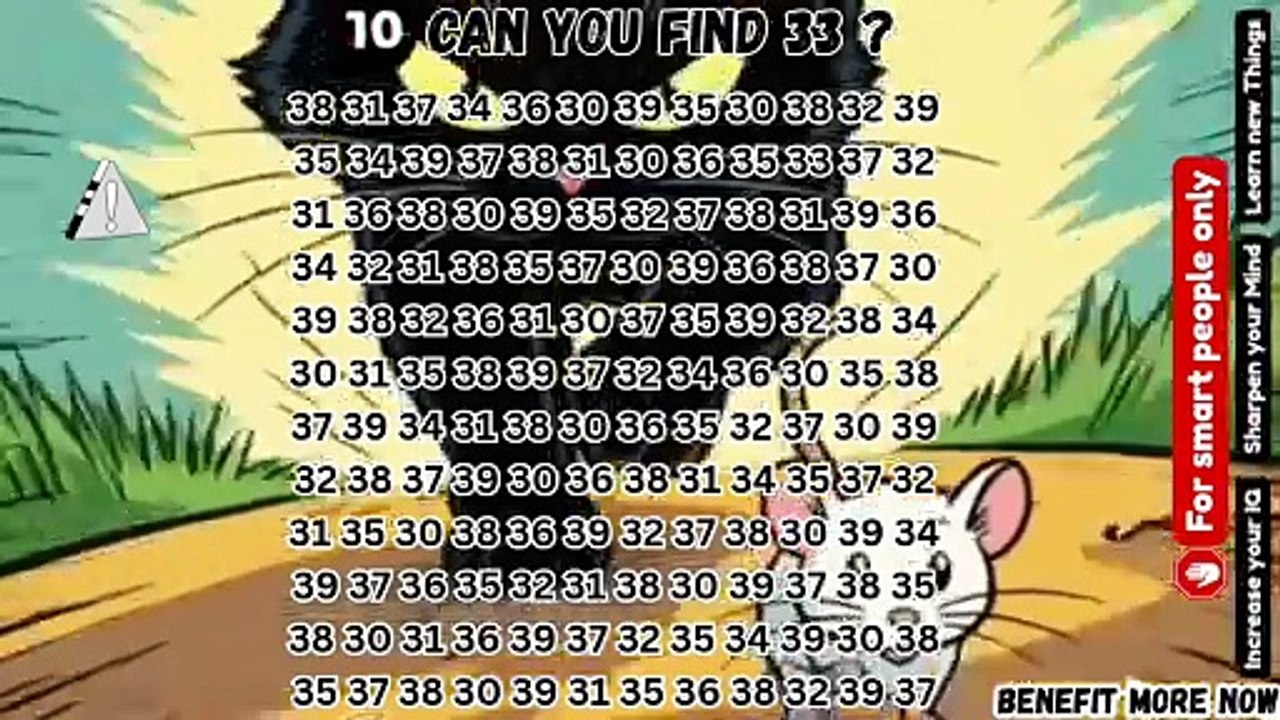 Can you find 33 ? 🔎