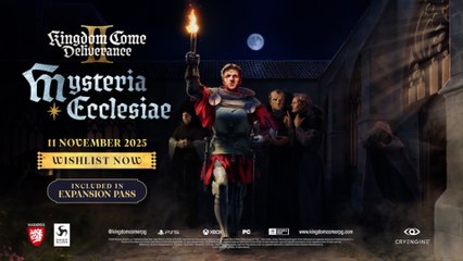 Kingdom Come Deliverance 2 Official Mysteria Ecclesiae DLC Announcement Trailer