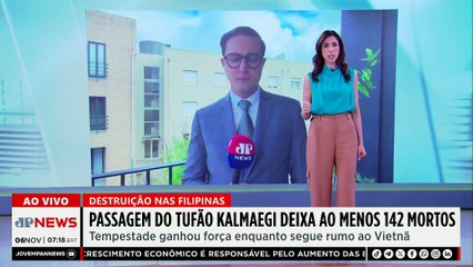 Tufão Kalmaegi deixa 142 mortos e 127 desaparecidos nas Filipinas