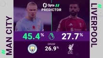 Manchester City v Liverpool - Opta Predictor