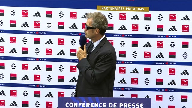 Fabien Galthié annonce la composition du XV de France face à l'Afrique du Sud - Rugby - Tests - Bleus