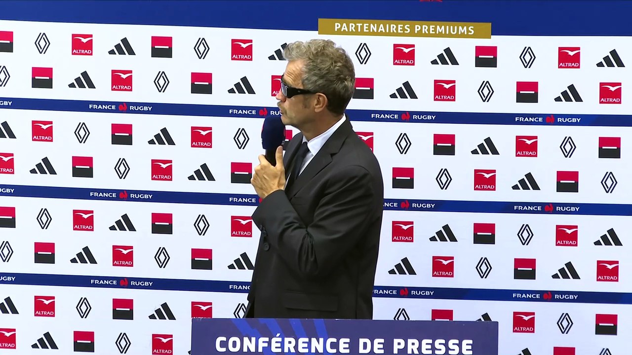 Fabien Galthié annonce la composition du XV de France face à l'Afrique du Sud - Rugby - Tests - Bleus