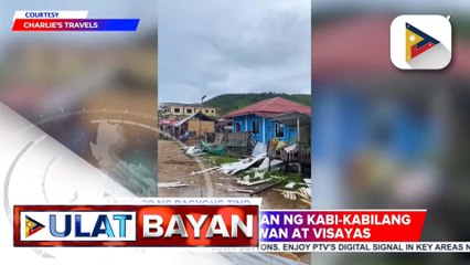 Bagyong #TinoPH, nag-iwan ng kabi-kabilang pinsala sa Palawan at Visayas | ulat ni Gab Villegas