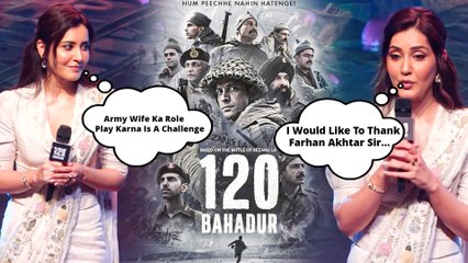 Playing An Army Officer Wife Is Challenging: Raashii Khanna Gets Nervous At 120 BAHADUR Music Launch