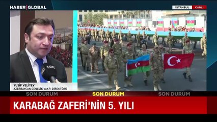 Karabağ Zaferi'nin 5. yılı! Azerbaycan ve Türkiye gençleri zaferin yıldönümünde bir arada