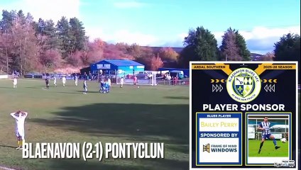 FAW Welsh Cup 2nds round - Blaenavon Blues 4 Pontyclun 2