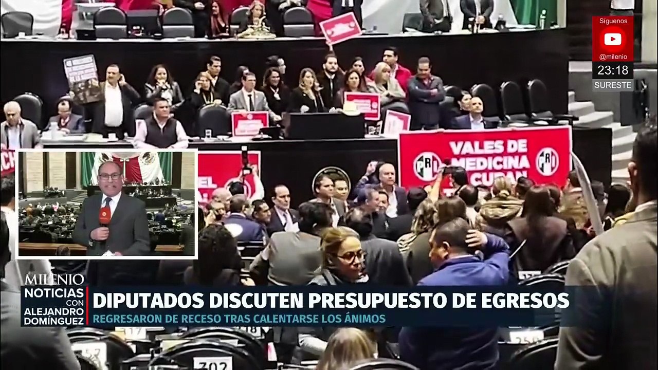 Cámara de Diputados mantiene discusión del Presupuesto 2026 con tensiones por caso Carlos Manzo
