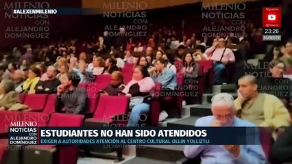 Estudiantes del Centro Cultural Ollin Yolliztli protestan con música por malas condiciones