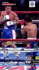 Manny Pacquiao CHASED him DOWN and LANDED a PERFECT STRAIGHT!