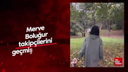 Merve Boluğur, takipçilerini geçmişe götürdü