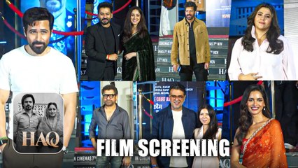 Yami Gautam & Emraan Hashmi Host Starry Haq Screening Attended By Bollywood Celebs Ektaa Kapoor, Pratik Gandhi & More