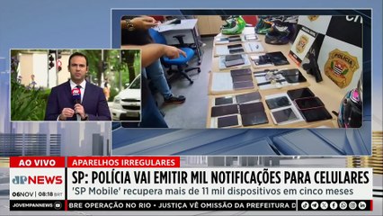 Polícia Civil de SP recupera mais de mil celulares roubados e furtados