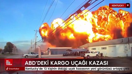 ABD’deki 12 kişinin öldüğü uçak kazasının yeni görüntüsü