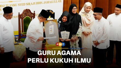 Guru agama perlu perkukuh ilmu, titah Raja Muda Perlis