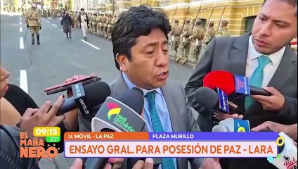 PREPARATIVOS PARA LA POSESIÓN DE RODRIGO PAZ