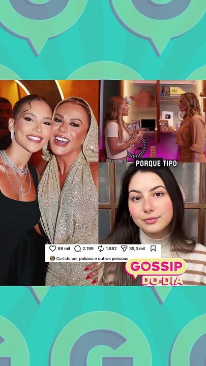 Poliana Rocha curte vídeo sobre Virginia ter problemas com o pai