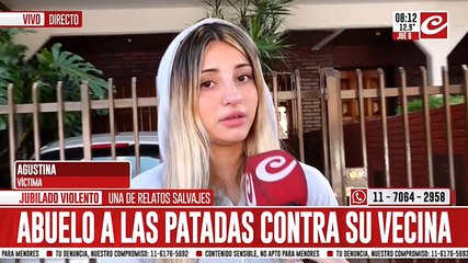 Habla la joven agredida por el jubilado: "Tengo miedo de salir a la calle"