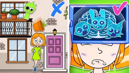 No Way!😱 Sprunki Owakcx Prank Gone Wrong!🏥 DIY Paper Zombie Hospital Game IRL!