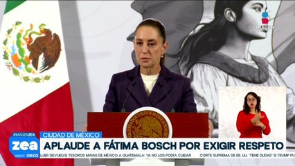 Claudia Sheinbaum se pronuncia sobre el caso de Fátima Bosch