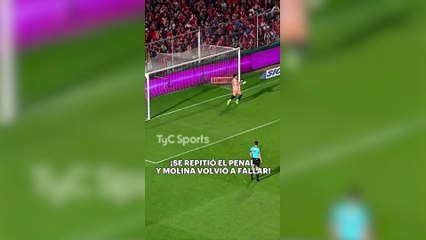 Marinelli le atajó dos veces el penal a Molina y fue clave en la consagración de Independiente Rivadavia