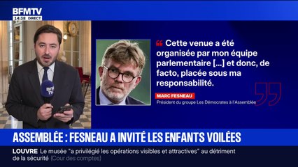 Jeunes filles voilées à l'Assemblée: le député Marc Fesneau (Les Démocrates) à l'initiative de la visite