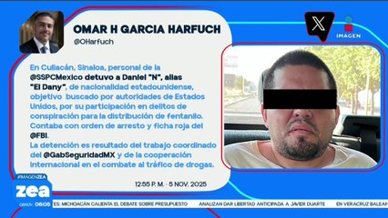 Detienen a “El Dani” uno de los narcotraficantes más buscados por Estados Unidos