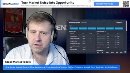 Stock Market Today: Supreme Court Questions Trump's Tariffs—Coherent, Marvell Tech, Applovin, Apple In Focus