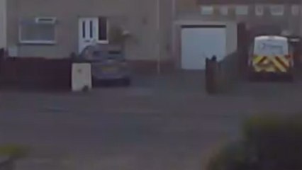 Woman trips over child on bike while running to car in hilarious doorbell camera footage