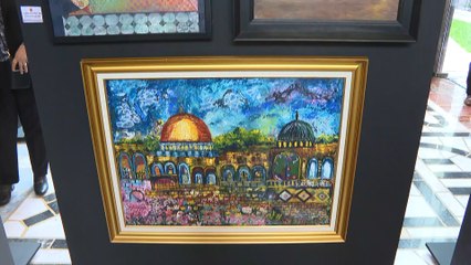 TBMM'de, Gazze konulu sanat sergisi: "Hilalin Işığında"