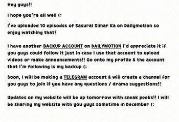 WEBSITE UPDATE part 1.1 / DAILYMOTION BACKUP ACCOUNT / telegram account / Sasural Simar Ka episodes