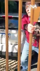 Un jubilado atacó a una mujer