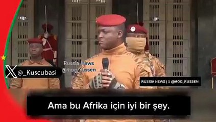 Fransızları ülkesinden kovdu! Burkina Faso Devlet Başkanı'ndan sömürgecilere kapak