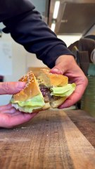 Burger champi tempura - st nectaire