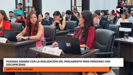 Posadas avanza con la realización del parlamento sobre discapacidad