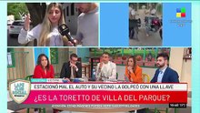 Agustina, la joven agredida por su vecino en Villa del Parque, hbaló en Club Lape Social
