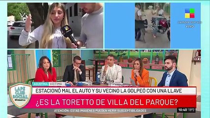 Agustina, la joven agredida por su vecino en Villa del Parque, hbaló en Club Lape Social