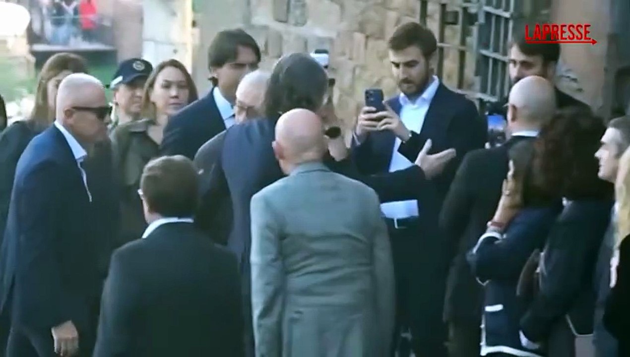 Robert De Niro a Roma, l'arrivo in Campidoglio per ricevere il premio della Lupa Capitolina