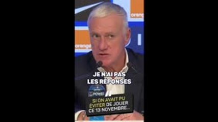 Bleus - Deschamps aurait préféré "éviter de jouer ce 13 novembre"