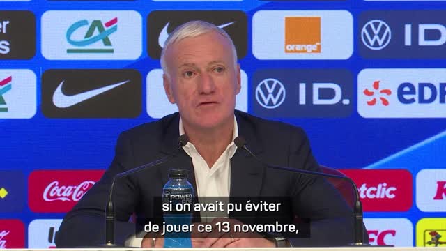 Bleus - Deschamps aurait préféré "éviter de jouer ce 13 novembre"