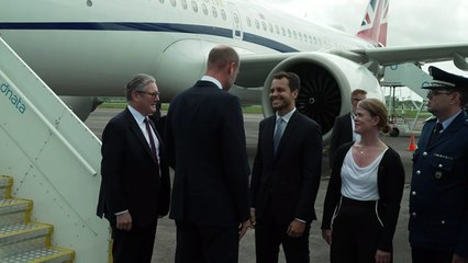 Prince William and Keir Starmer land in Belem for COP30