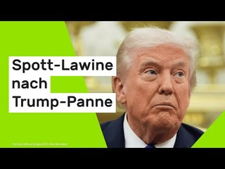 Donald Trump: "Sieht aus wie ein Mafia-Restaurant" - Spott-Lawine nach Trump-Panne