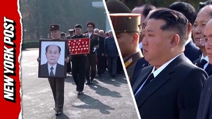 Glimpse into a North Korea State Funeral as Kim Jong Un Joins Mourners