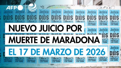 Nuevo juicio por muerte de Maradona comenzará el 17 de marzo de 2026