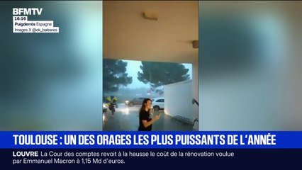 Un des éclairs les plus puissants de l’année a frappé Toulouse