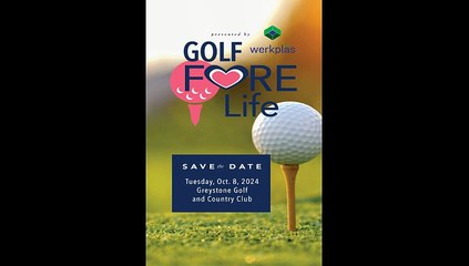 Reminder: Vulcan Imaging Sponsors Golf Fore Life Invitational Next Week: Oct. 8th, 2024 At Greystone