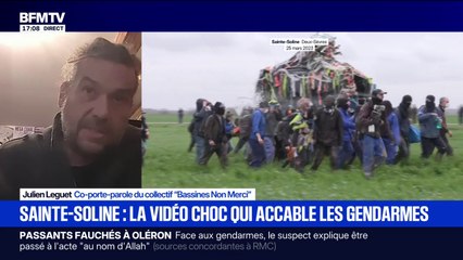 Vidéos chocs de Sainte-Soline: Julien Leguet, co-porte-parole du collectif Bassines Non Merci, réclame “une modification profonde des règles de maintien de l'ordre public”